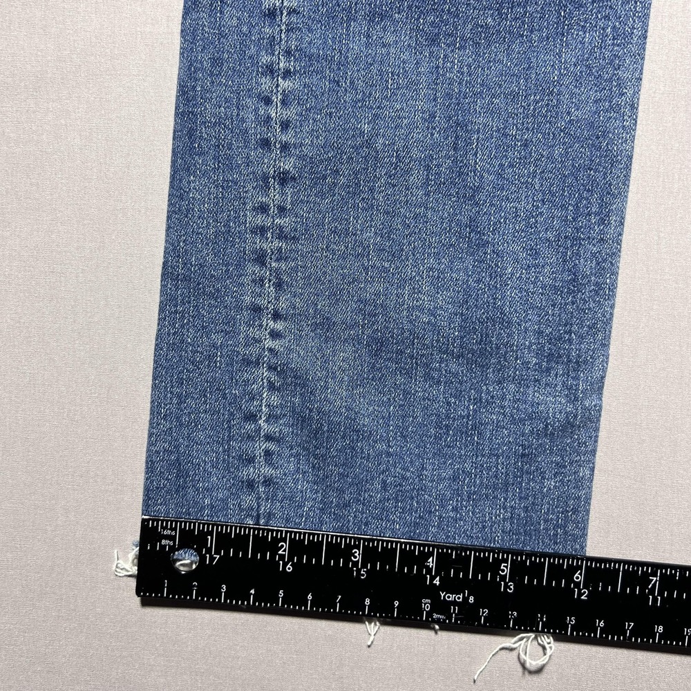 Mother The Mid Rise Dazzler Ankle Fray This Time Next Year Jeans Womens 24 Blue - Picture 15 of 15